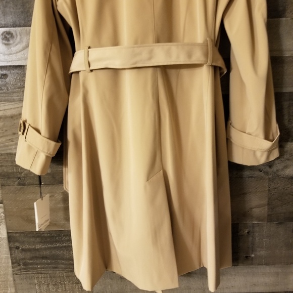 Calvin Klein Double Breasted Belted TrenchCoat - Picture 6 of 7